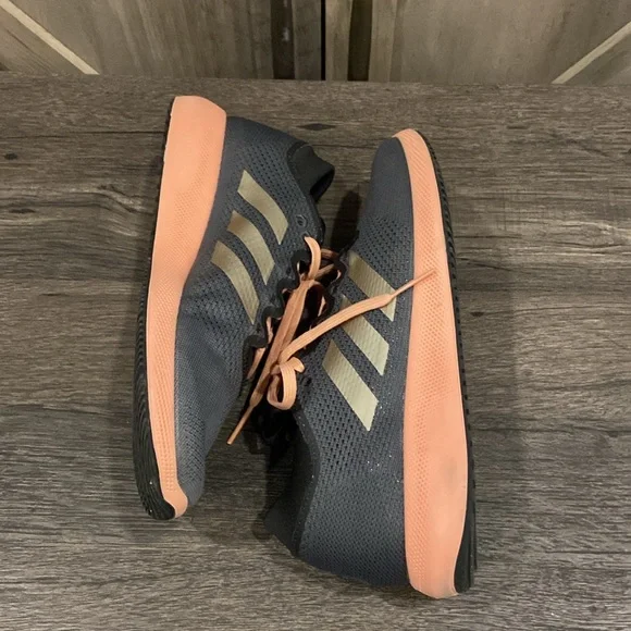 Adidas Women's Gray and Pink Running Shoes 7.5 - Picture 7 of 9